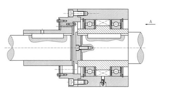Heavy Duty Machinery One Way Sprag Clutch for CKL-D Semi Coupling Non Contact Overrunning Clutch Length Range 146 500 Mm